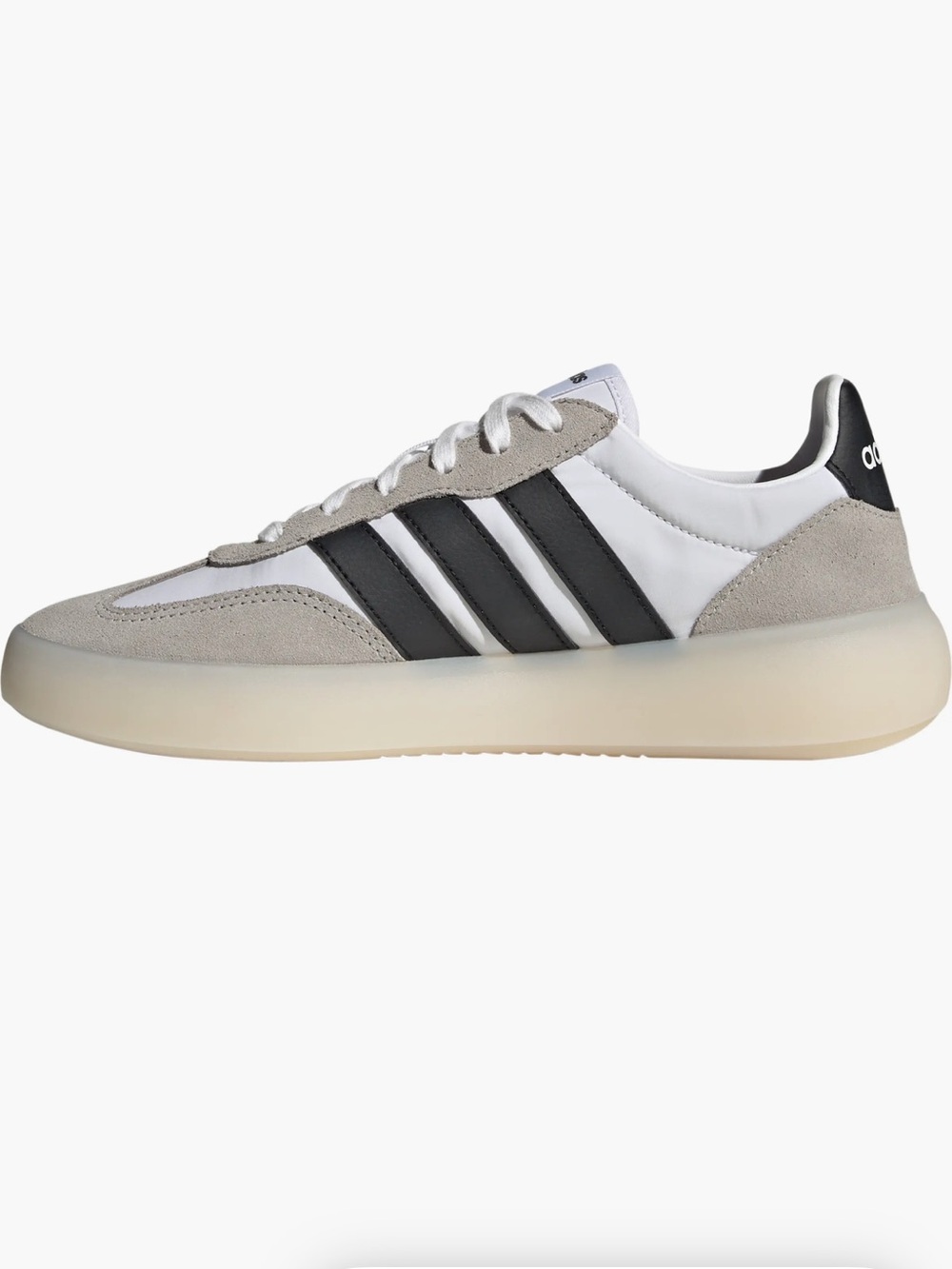 Adidas Barreda Decode Sneakers Gray White Black Leather Women’s Size 8 NWT